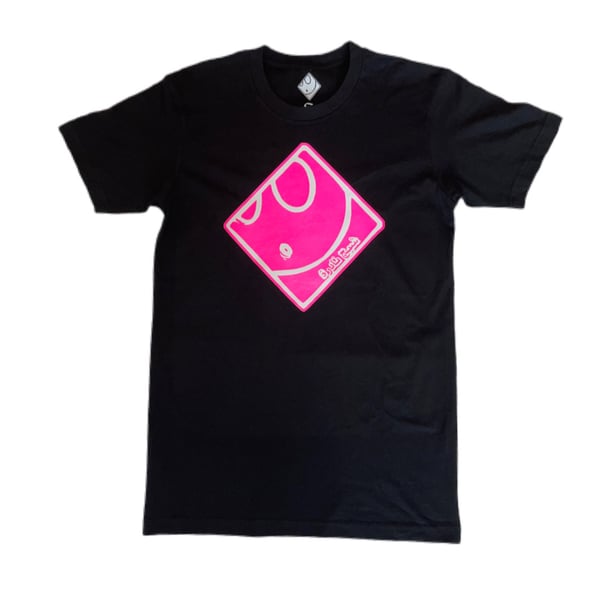 Image of Ghost Tee in Black/White/Pink