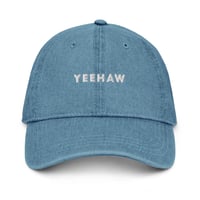 Image 1 of Yeehaw Denim Dad Hat
