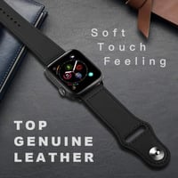 Image 8 of Apple Watch Leather Strap Bundle