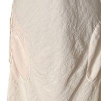 Image 9 of Transit Par Such Pale Pink Linen Blend Deep V Neck Midi Dress with Pockets  