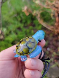 Image 1 of Aquamania Green Sea Turtle Pendant