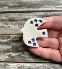 Image 2 of Ceramic Big Bird Brooch 