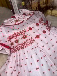Image 5 of Girls rose garden smocked pyjamas 