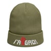 I’r Gad! - Het gynes wedi frodio | Embroidered beanie hat