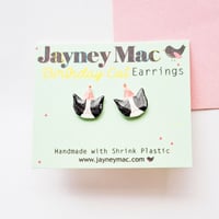 Image 2 of Birthday cat earrings 