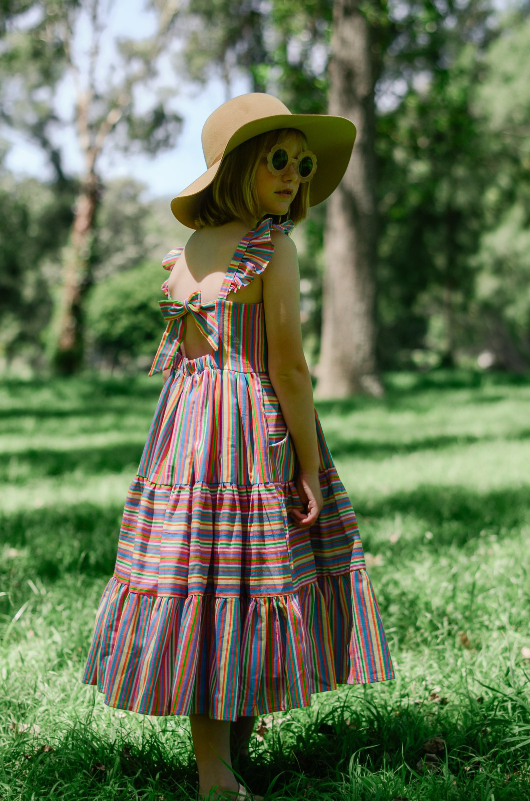 Candy stripe hotsell maxi dress