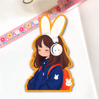 Miffy Girl Glossy Vinyl Sticker