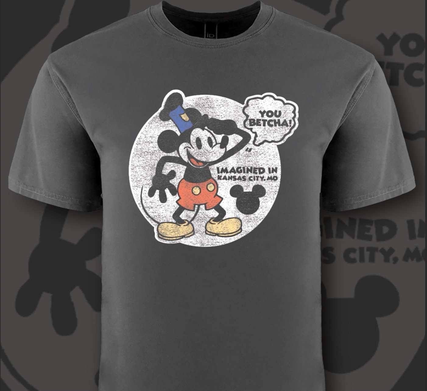 Outlet Vintage Steamboat Willie Mickey Mouse T-Shirt