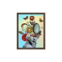 Image 2 of FREE SHIPPING - The Personification of EGGcellence - Framed Canvas Print - 3 Frame Choices - 2 SizeS
