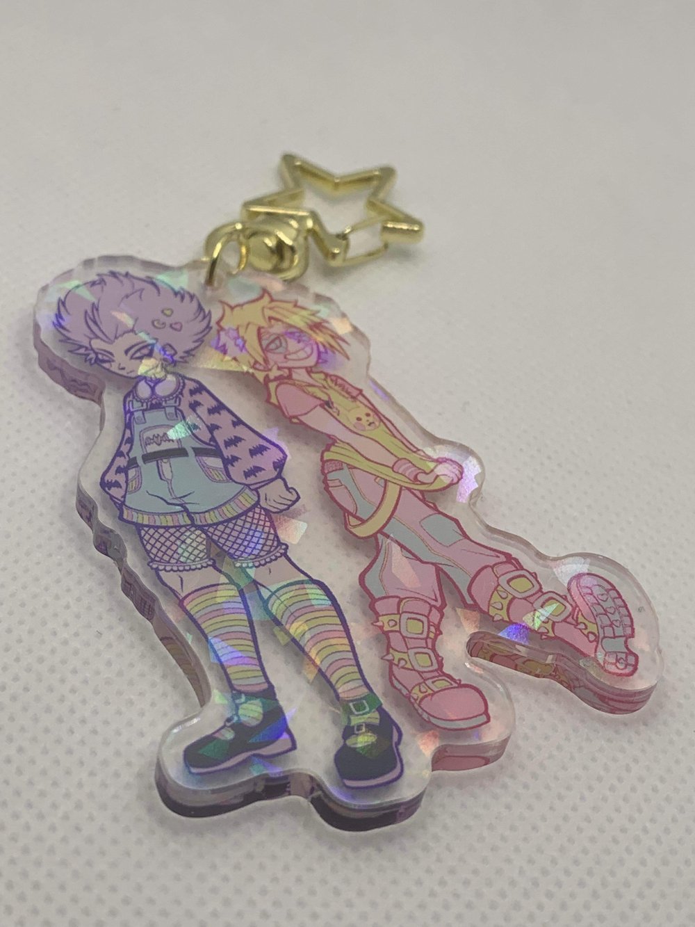 Image of  3” Pastel Holographic Charm