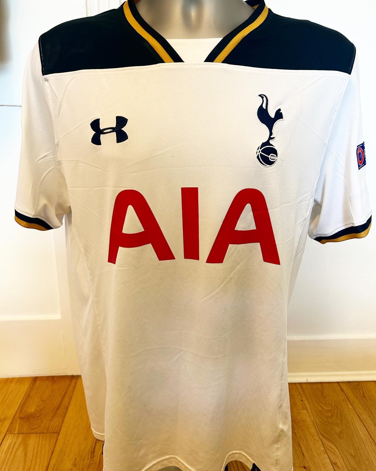 Image of Tottenham Hotspur “DELE 20” 2016/17 Home Shirt + UCL patches (L)