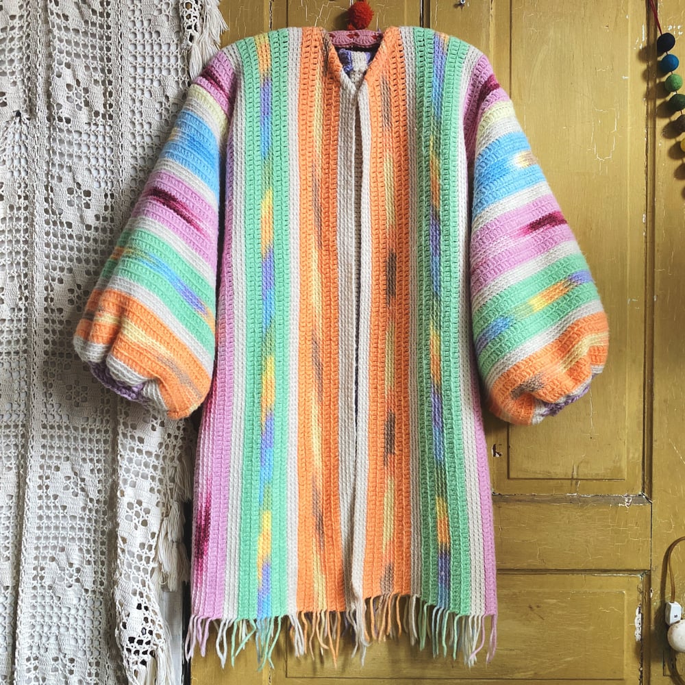 Image of Southwest Sugar Sunset Granny Sweater