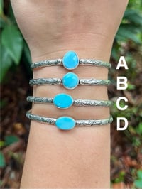 Image 2 of Blue Bird Stamped Cuffs