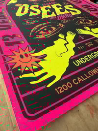 Image 2 of Osees - 10.24.25 - 18x24 poster