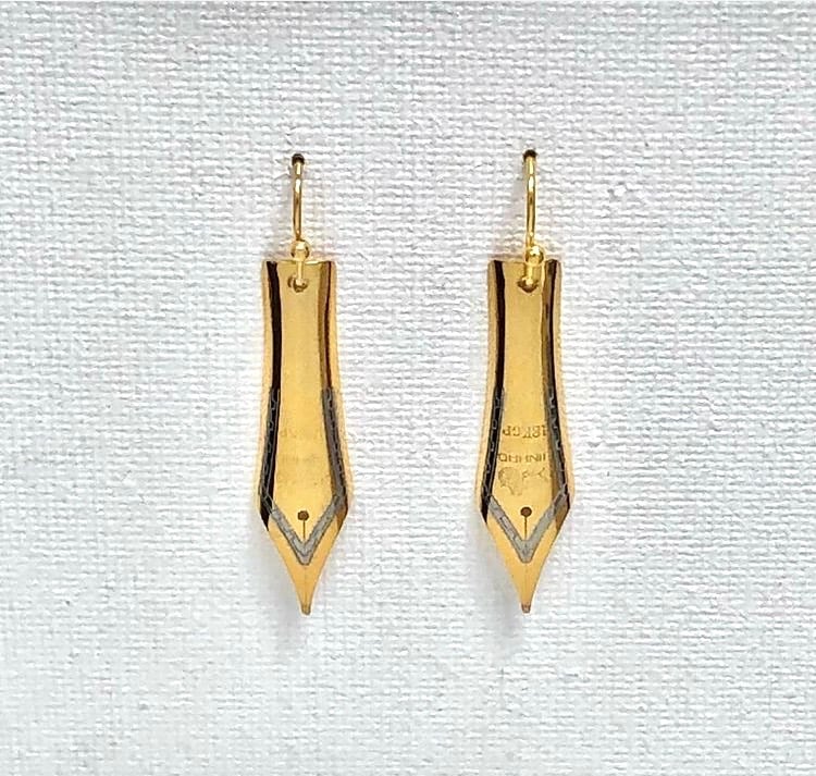 Pen-Nib Earrings - Classic