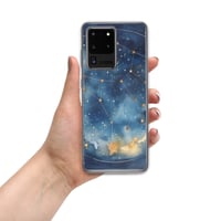 Image 12 of Celestial Constellation Night Sky Stars and Clouds Painting Clear Case for Samsung®