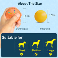 Image 4 of Smart Dog Toy Ball Electronic Interactive Pet Toy Ball USB Automatic Bouncing Rolling Toy Ball With 