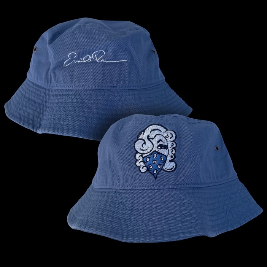 Image of BUCKET HAT (blue) *read description below