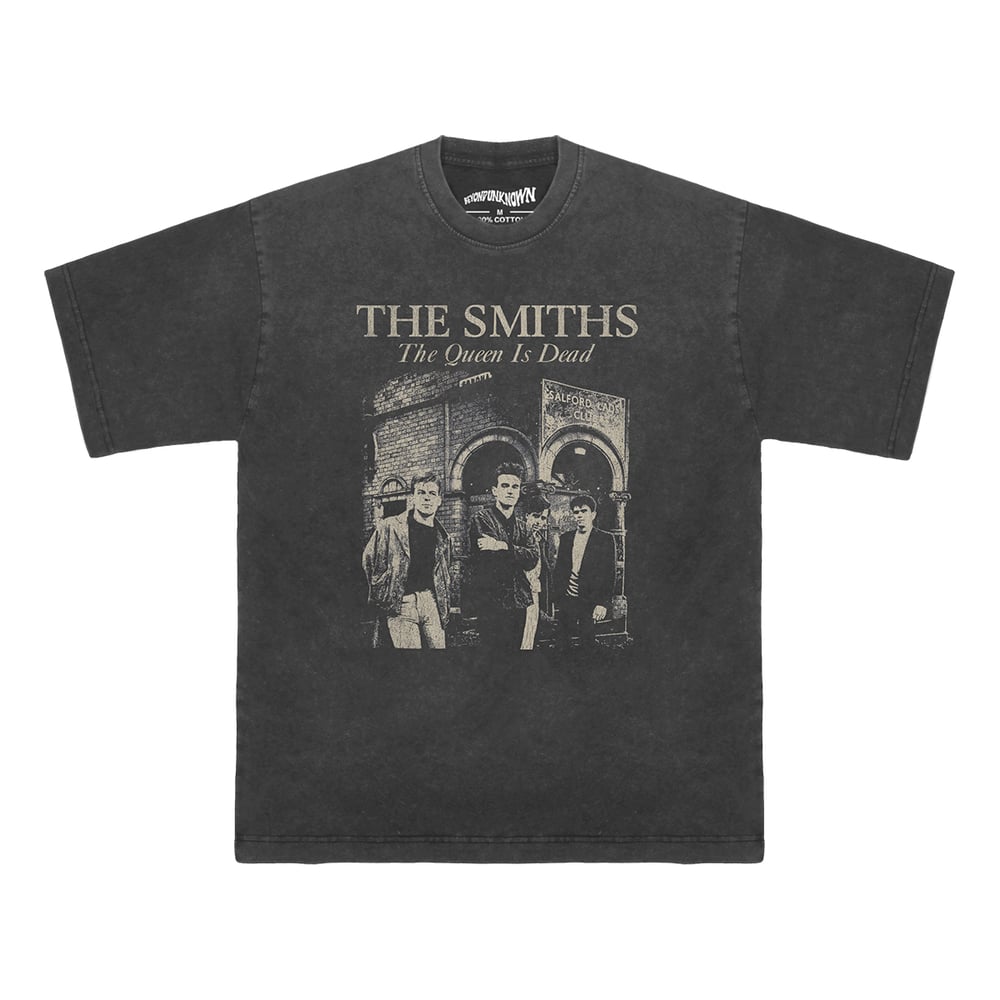 The Smiths The Queen Is Dead Premium T-Shirt – Retro Washed Cotton Unisex Band Tee