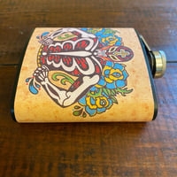 Image 6 of Day of the Dead Luchador Wrestler Flask 6 Oz