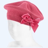 Image 2 of Condor velvet bow beret 