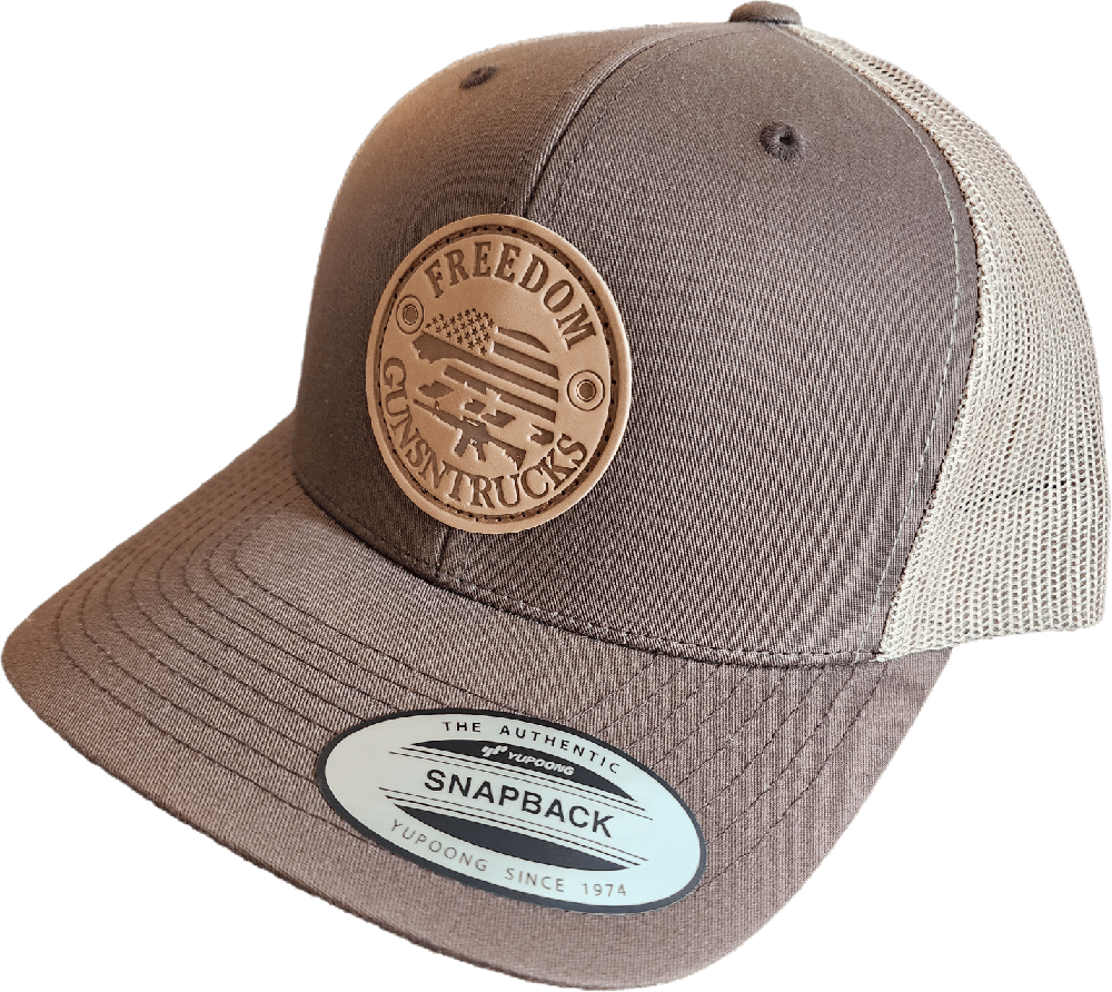 Trucker/Leather Patch Snapback 