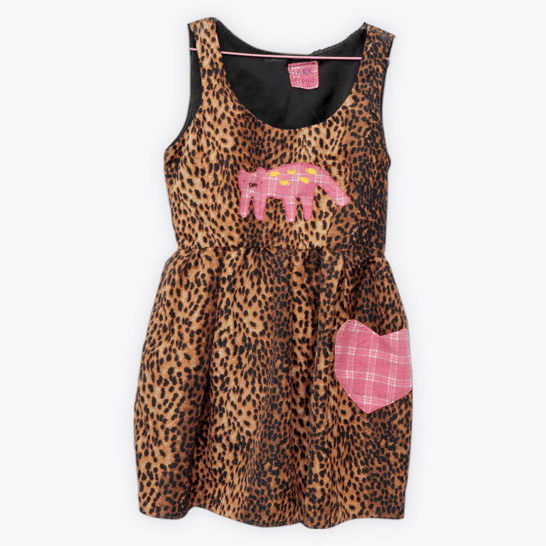 Robe Léopard Coeur Image 3