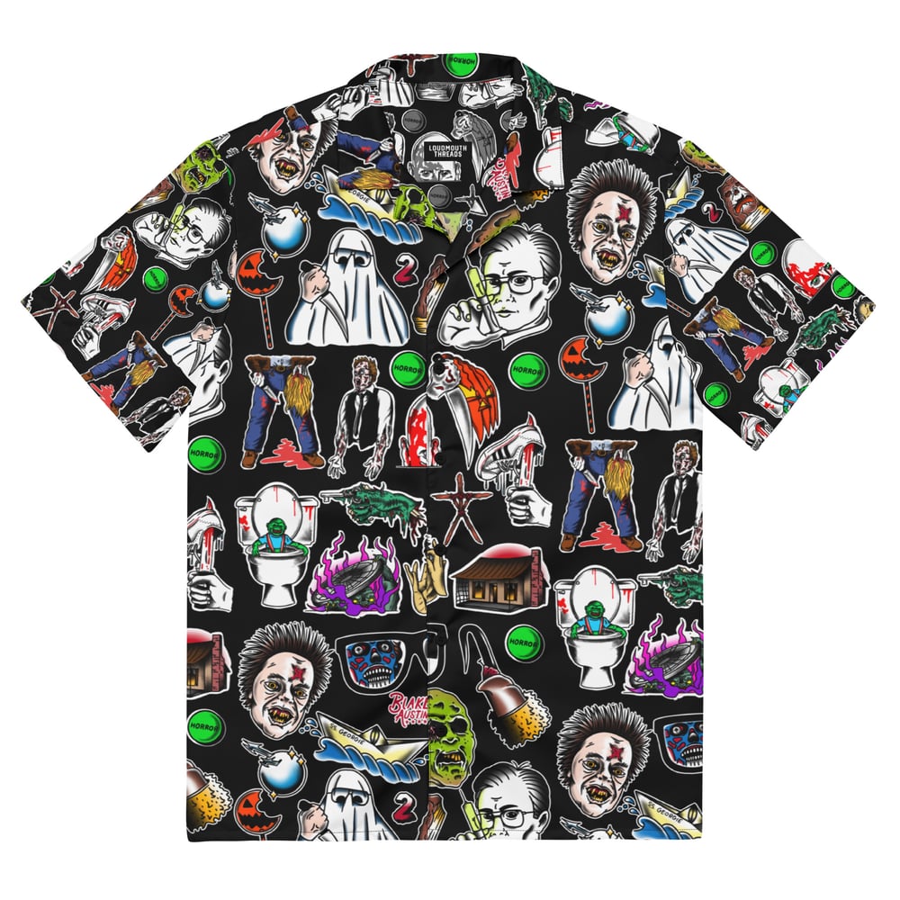 Image of Horror button down shirt