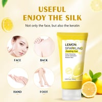 Image 3 of Lemon Face Wash Facial Cleanser Face Exfoliating Gel Moisturizing Remove Dead Skin Blackhead Exfolia