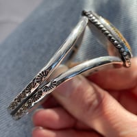 Image 2 of GOLD POLYCHROME CUFF. 6”