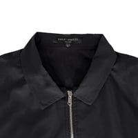 Image 4 of “Flight” Black Zip-up Shirt 