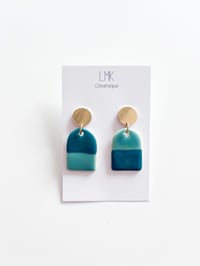 Paire de boucles d'oreilles céramique BOOMA PM multi B
