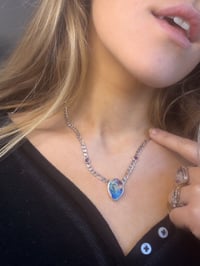 Image 3 of Day Dream Necklace | Australian Boulder Opal & Winza Sapphire 