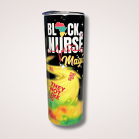 Black Nurse Magic Tumbler