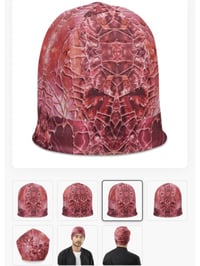 Image 3 of rose quartz beanie