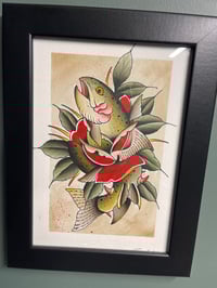 Image 1 of German Brown (framed original)
