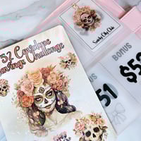 Image 1 of Dia de los Muertos 52 Envelope Savings Challenge A5 