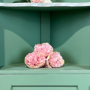 Image of Oak Shelved Corner Cupboard 