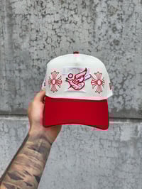 Image 2 of PINK BRIM MULTI TONE TORONTO BLUEJAYS A FRAME CUSTOM