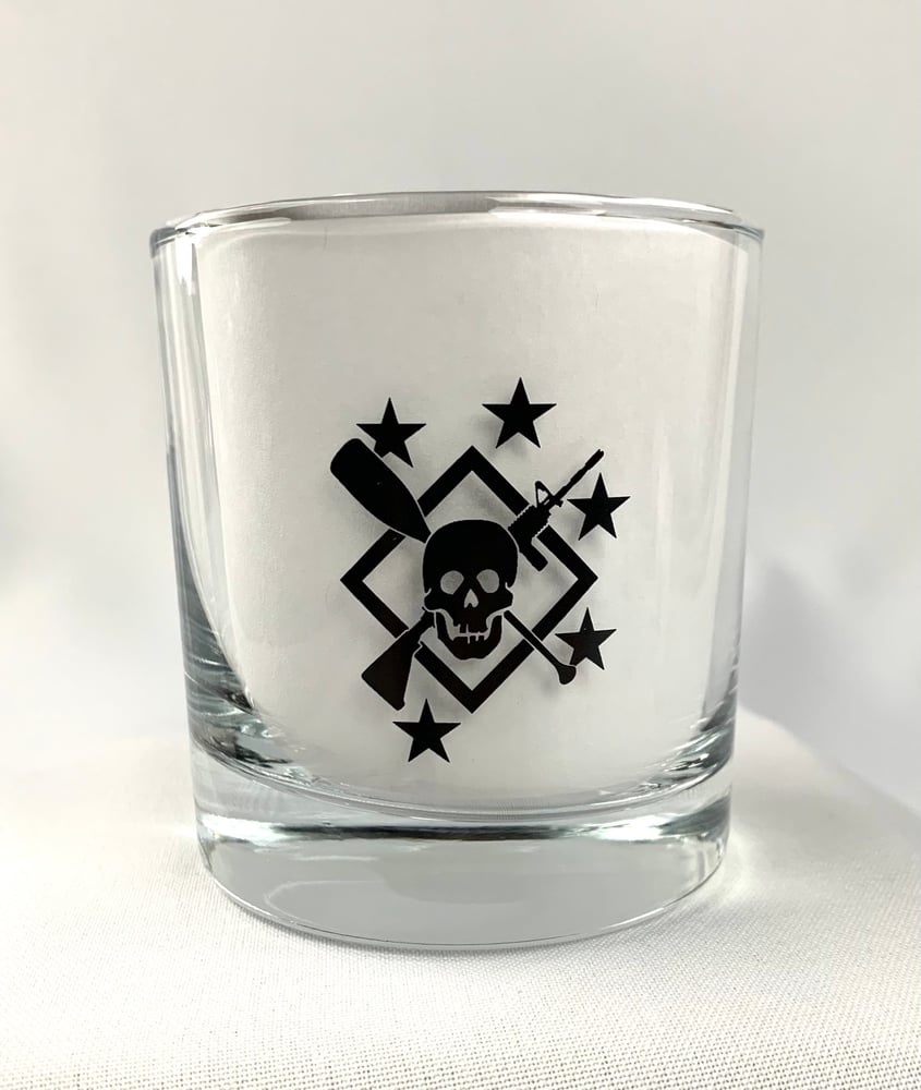 Image of Cross Rifle/Oar Whiskey Tumbler