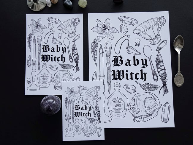Baby Witch Print