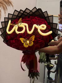 Image 1 of Love bouquet ❤️🌹50 count 