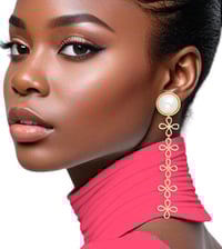 PEARL AND GOLD EARRINGS 