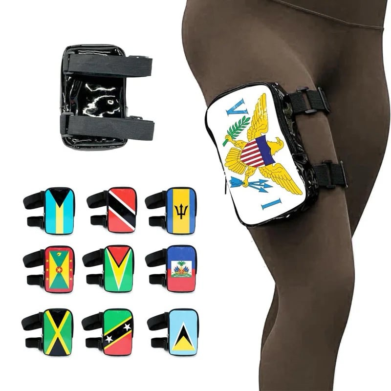Image of Rep your Island Handsfree Leg, Thigh, Waist, Chest Pouch (carnival or jourvert) 