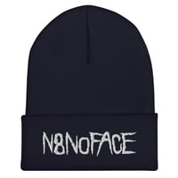 Image 4 of N8NOFACE Scratch Logo Cuffed Beanie (+ more colors)
