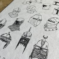 Image 2 of SKULL PROTECTORS A4 PRINT