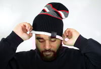 Knit n Stripes beanie