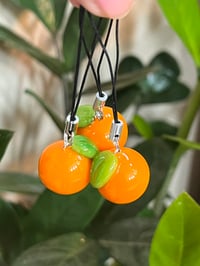 Image 2 of fruit charms! 🫐🍅🍊
