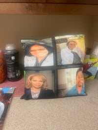 Image 2 of Custom Pillow Case with pillow