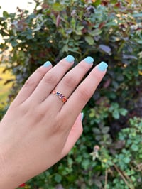 Image 2 of Gold Colorful Butterfly Ring 